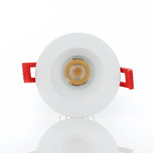 Midway - 15W 1 LED 2 Inch High Output Round Fixed Downlight (Set of 2) In Contemporary Style-5 Inches Tall and 3.13 Inches Wide - 1300851