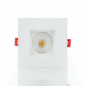 Midway - 15W 1 LED 3.5 Inch Square Fixed Downight In Contemporary Style-2.81 Inches Tall and 4.5 Inches Wide - 1288244