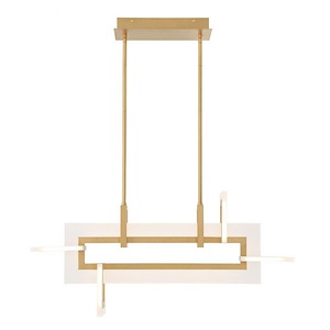 Inizio - 46W 1 LED Chandelier In Contemporary Style-15.5 Inches Tall and 5.5 Inches Wide - 1299351