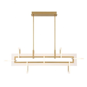 Inizio - 86W 1 LED Chandelier In Contemporary Style-16.25 Inches Tall and 9.25 Inches Wide - 1299352