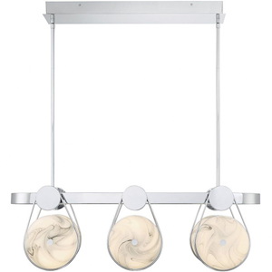 Disuco - 79W 1 LED Chandelier In Industrial Style-70.88 Inches Tall and 12.19 Inches Wide - 1317264