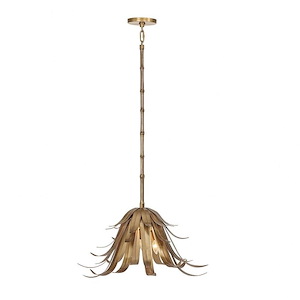 Kagra - 3 Light Pendant In Modern Style-14.5 Inches Tall and 24 Inches Wide - 1299368
