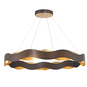 Vaughan - 130W 1 LED Chandelier In Contemporary Style-5.5 Inches Tall and 46 Inches Wide - 1299384
