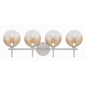 Iissa - 16W 4 LED Bath Vanity-10.25 Inch Tall and 29.5 Inch Wide - 1365878