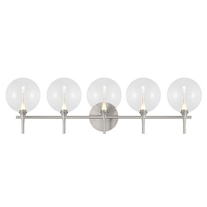 Iissa - 20W 5 LED Bath Vanity-10.25 Inch Tall and 35.38 Inch Wide - 1365947