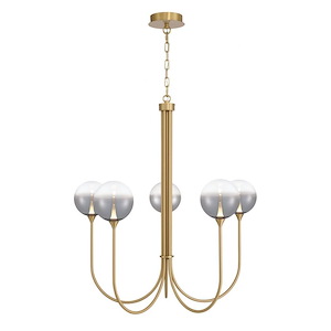 Iissa - 20W 5 LED Chandelier-36 Inch Tall and 34 Inch Wide - 1365879