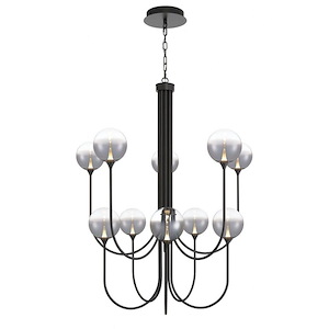 Iissa - 45W 10 LED Chandelier-48 Inch Tall and 40 Inch Wide - 1365948