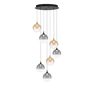 Iissa - 31.5W 7 LED Chandelier-8.5 Inch Tall and 21 Inch Wide - 1365988