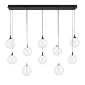 Iissa - 45W 10 LED Chandelier-8.5 Inch Tall and 15.5 Inch Wide - 1365880
