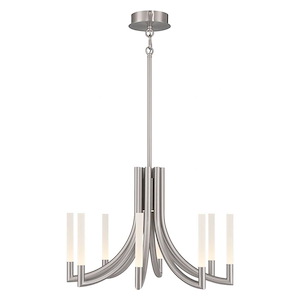 Olette - 32W 8 LED Chandelier-17 Inch Tall and 24 Inch Wide - 1365967