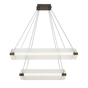 Neoness - 15.8W 8 LED Grand Chandelier-11.5 Inch Tall and 34.25 Inch Wide - 1399089