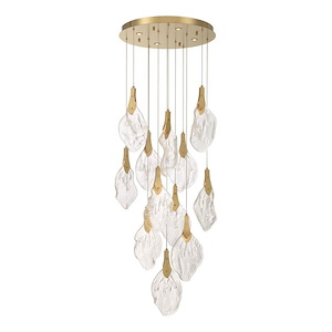 Jateo - 2.87W 16 LED Chandelier-17 Inch Tall and 24 Inch Wide - 1399085