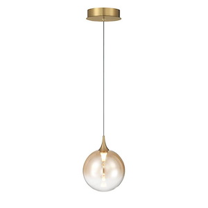 Iissa - 6W 1 LED Pendant-8.5 Inch Tall and 6.25 Inch Wide - 1399130