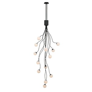Athena - 2.92W 13 LED Chandelier-77 Inch Tall and 28 Inch Wide - 1399159