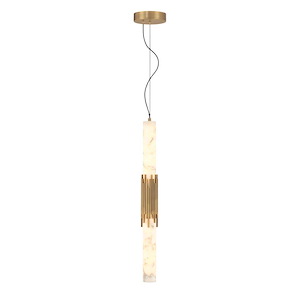 Venna - 30W 1 LED Pendant-28.5 Inch Tall and 3 Inch Wide - 1399104