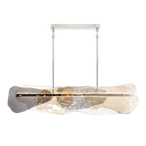 Grotto - 56W 1 LED Linear Chandelier-14 Inch Tall and 8.25 Inch Wide - 1399161