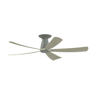 Kute - 5 Blade Flush Ceiling Fan-10.32 Inch Tall and 52 Inch Wide - 1377014