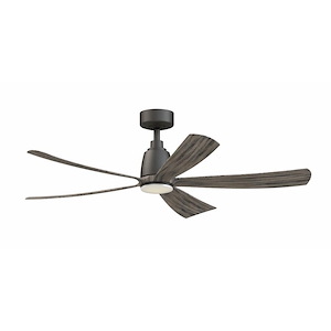 Kute - 5 Blade Ceiling Fan with Light Kit-11.81 Inches Tall and 52 Inches Wide - 1278560