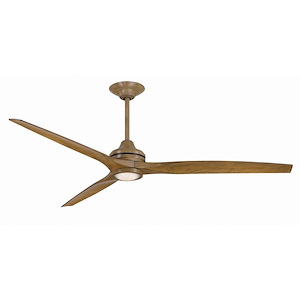 Spitfire - 3 Blade Ceiling Fan with Light Kit-21.08 Inches Tall and 72 Inches Wide - 1278576
