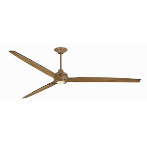 Spitfire - 3 Blade Ceiling Fan with Light Kit-21.08 Inches Tall and 96 Inches Wide - 1278536