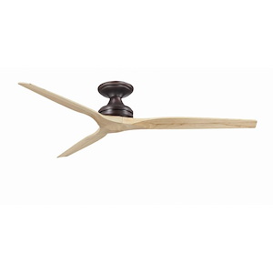 Spitfire - 3 Blade Flush Ceiling Fan-21.08 Inches Tall and 64 Inches Wide - 1278603