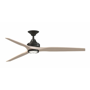 Spitfire - 3 Blade Ceiling Fan with Light Kit-21.08 Inches Tall and 64 Inches Wide - 1278604