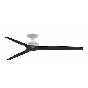 Spitfire - 3 Blade Flush Ceiling Fan-21.08 Inches Tall and 64 Inches Wide - 1278603