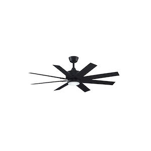 Levon Custom - 8 Blade Ceiling Fan with Light Kit-16.27 Inches Tall and 52 Inches Wide - 1278567