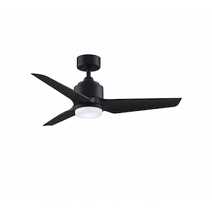 TriAire Custom - 3 Blade Indoor/Outdoor Marine Grade Ceiling Fan with Light Kit-12.42 Inches Tall and 52 Inches Wide - 1336819