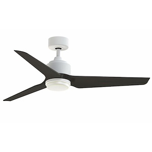 TriAire Custom - 3 Blade Ceiling Fan with Light Kit-14.62 Inches Tall and 52 Inches Wide - 1278571