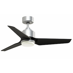 TriAire Custom - 3 Blade Ceiling Fan with Light Kit-14.62 Inches Tall and 44 Inches Wide - 1278591