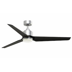 TriAire Custom - 3 Blade Ceiling Fan with Light Kit-14.62 Inches Tall and 60 Inches Wide - 1278572