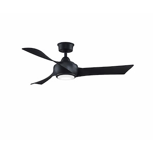 Wrap Custom - 3 Blade Ceiling Fan with Light Kit-13.05 Inches Tall and 48 Inches Wide - 1278619