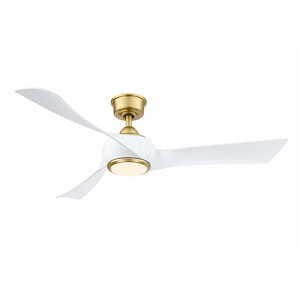 Wrap Custom - 3 Blade Ceiling Fan with Light Kit-13.05 Inches Tall and 56 Inches Wide - 1278593