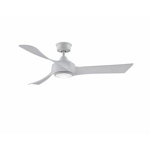 Wrap Custom - 3 Blade Ceiling Fan with Light Kit-13.05 Inches Tall and 52 Inches Wide - 1278628