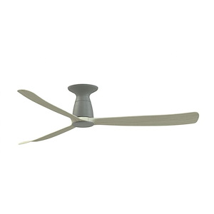 Kute - 3 Blade Flush Ceiling Fan-11.12 Inch Tall and 60 Inch Wide - 1377035