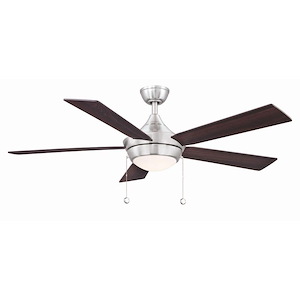 AireDrop - 5 Blade Ceiling Fan with Light Kit-14.95 Inch Tall and 52 Inch Wide - 1403134