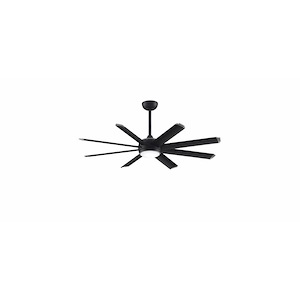 Stellar Custom 8 Blade 56 Inch Ceiling Fan(Motor Only) with Handheld Control and Includes Light Kit - 1012548