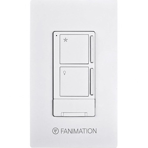 Accessory - 3 Speed Fan and Light Wall Control with Receiver-2.02 Inches Tall and 2.76 Inches Wide - 1012477