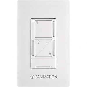Accessory - 3 Speed Fan/Uplight/Downlight Wall Control with Receiver-2.02 Inches Tall and 2.76 Inches Wide - 1012478