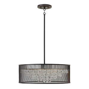 Fiona - Six Light Stem Hung Foyer - 496740