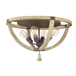 Middlefield-Four Light Flush Mount-23.75 Inches Wide by 13.25 Inches Tall - 532811