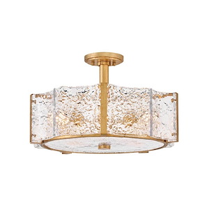 Florian - 25W 5 LED Medium Semi-Flush Mount-12 Inch Tall and 20.25 Inch Wide - 1364849
