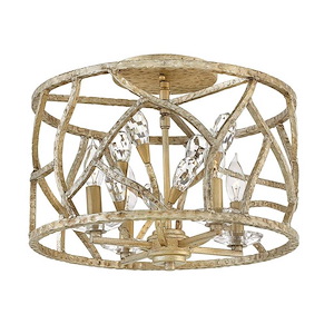 Eve-Four Light Semi-Flush Mount-16 Inches Wide by 10.75 Inches Tall - 550400