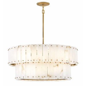Simone - 40W 8 LED Medium Chandelier In Traditional Style-15 Inhces Tall and 34.25 Inches Wide - 1314418