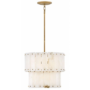 Simone - 20W 4 LED Medium Convertible Semi-Flush Mount In Traditional Style-15 Inhces Tall and 17.5 Inches Wide - 1314420
