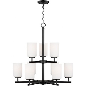 Sea Gull Lighting-Oslo-Nine Light Chandelier - 595545