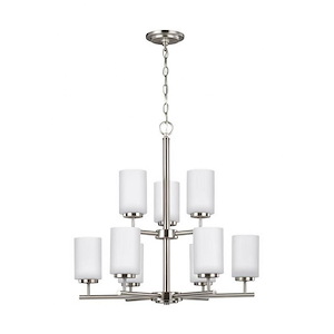 Sea Gull Lighting-Oslo-Nine Light Chandelier - 595545