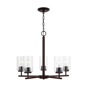 Sea Gull Lighting-Oslo-5 Light Chandelier In Contemporary Style-20 Inch Tall and 24 Inch Wide - 1159431
