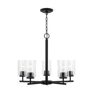 Sea Gull Lighting-Oslo-40W 5 LED Chandelier In Contemporary Style-20 Inch Tall and 24 Inch Wide - 1255323